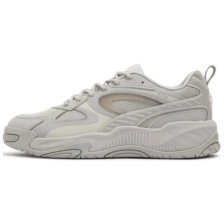 361° Breathable Cushioning Height Increasing Low-Top Skateboard Shoes Men's Float Stone Color