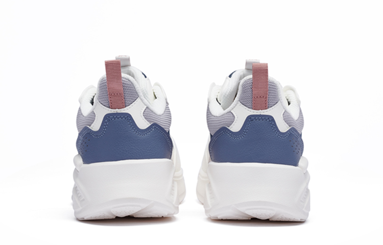 361° Cushioning, Abrasion Resistant, Slip Resistant Low Top Skateboard Shoes Women's White Blue