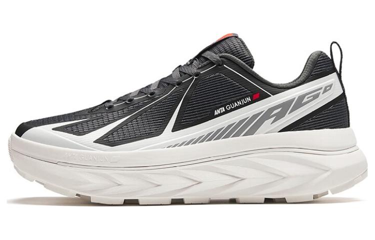 Anta Champion Series Wear-Resistant Low-Top Casual Running Shoes Men's Black White