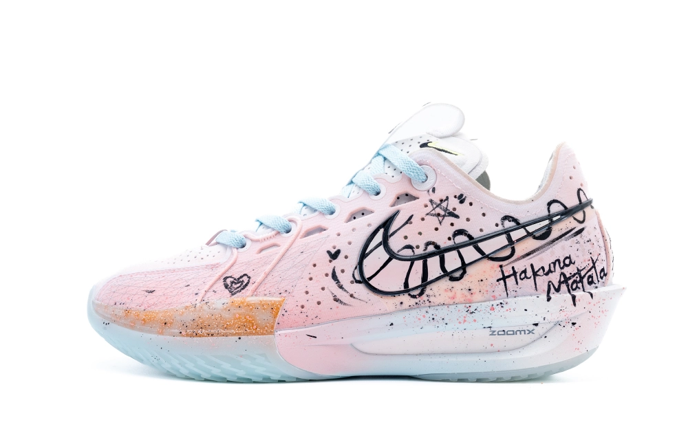Nike Air Zoom G.T. Cut 3 Low top Basketball Shoes Men's Pink