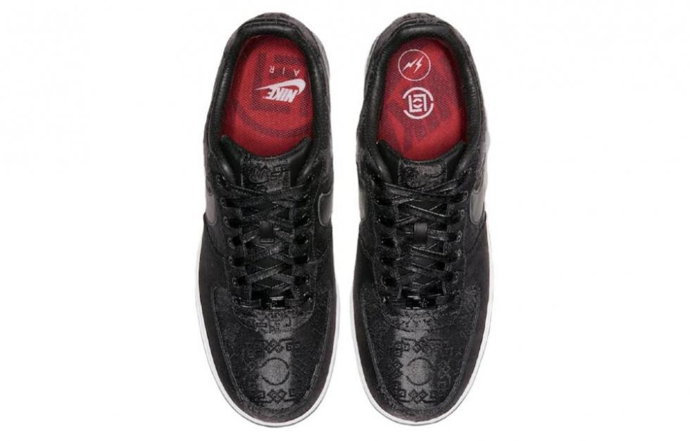 Nike X Fragment Design X Clot Air Force 1 'Black Silk' купить в интернет-магазине Yoocart с быстрой доставкой по России.
