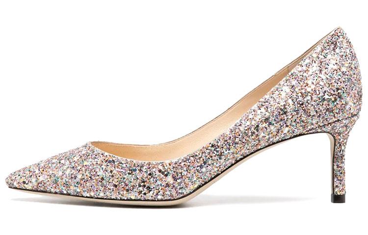 Jimmy Choo Romy 60mm Glitter-detail Pumps