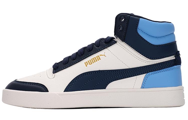 PUMA Shuffle Mid Mid Tops Casual Skateboarding Shoes Unisex Blue White
