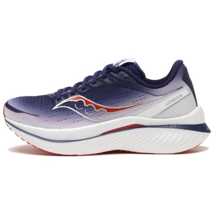 Saucony Endorphin Speed 3 Anti Slip Wear Resistant Low Top Casual Running Shoes Unisex Blue White
