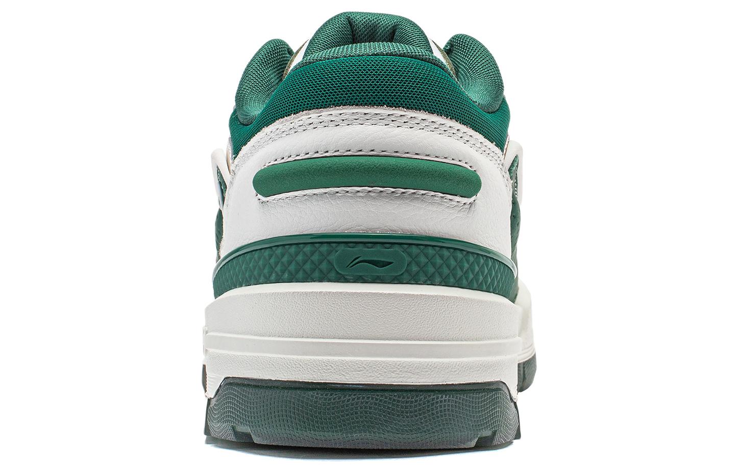 LiNing 001 BTC MEGA Slip-Resistant Cushioning Wear-Resistant Support Low-Top Skateboard Shoes Women's White Green купить в интернет-магазине Yoocart с быстрой доставкой по России.