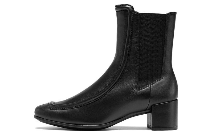 Ecco Shape 35 Square Sculpted 35 Square Toe Collection Short Chelsea Boots Women's Black