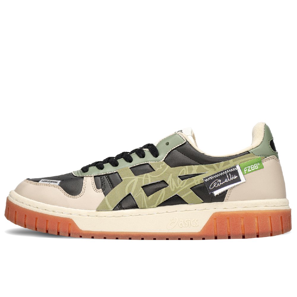 Asics Court MZ Slip-Resistant Low-Top Skateboard Shoes Unisex Khaki Green