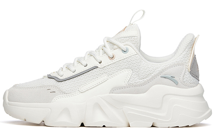 Anta Life Collection Low-Top Sports Casual Shoes Women's White Green Brown