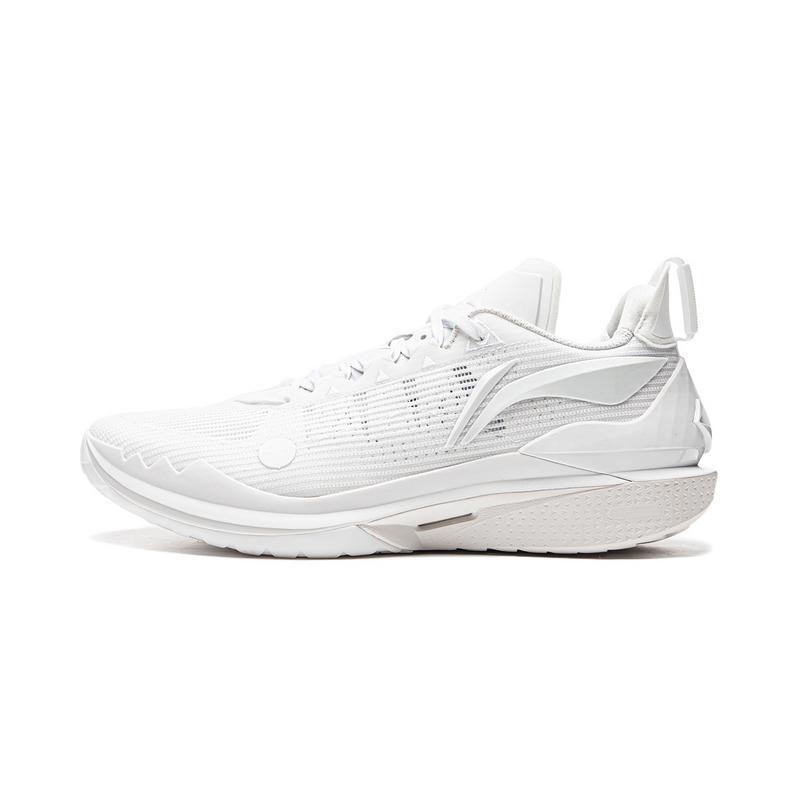 LiNing JB2 Cushioned Anti-Slip Wear-Resistant Breathable Lightweight Low-Top Basketball Shoes Unisex White