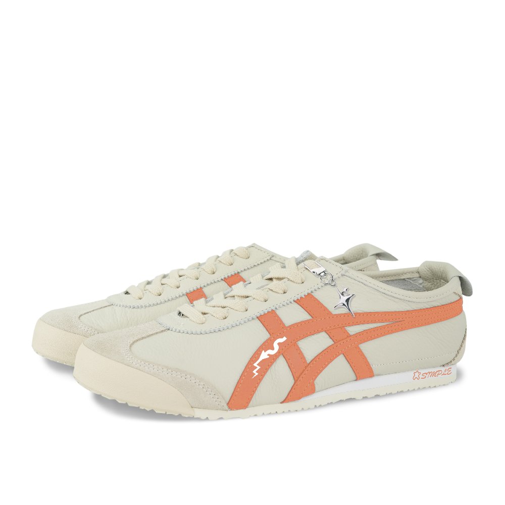 Onitsuka Tiger MEXICO 66 Abrasion Resistant Low Top Casual Shoes Unisex Orange