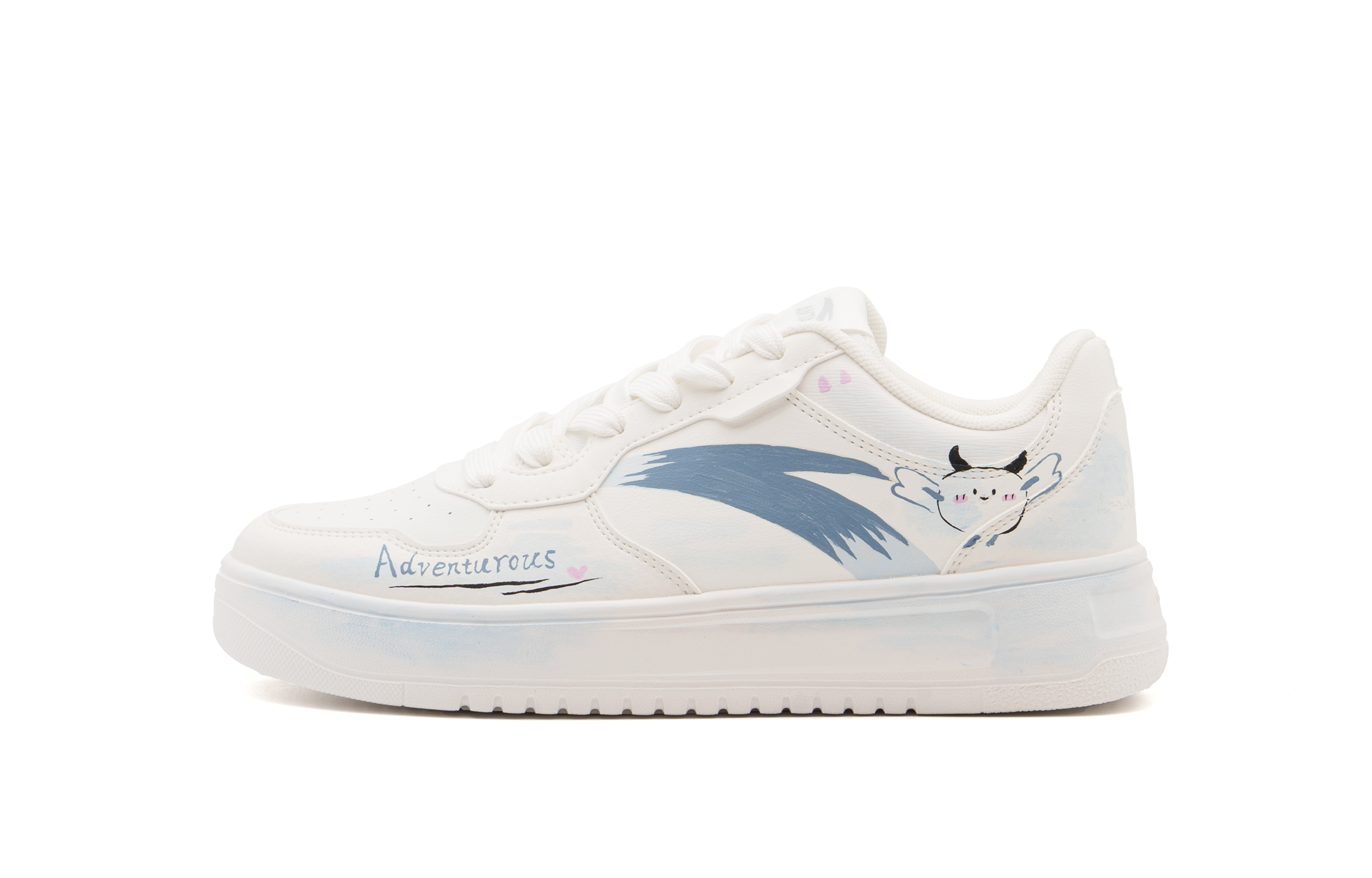 Anta Relaxed Cushioning Coverage Low top Skateboard Shoes Unisex White купить в интернет-магазине Yoocart с быстрой доставкой по России.