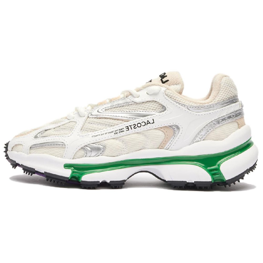 LACOSTE L003 2K24 Low-Top Casual Shoes Women's Beige Green