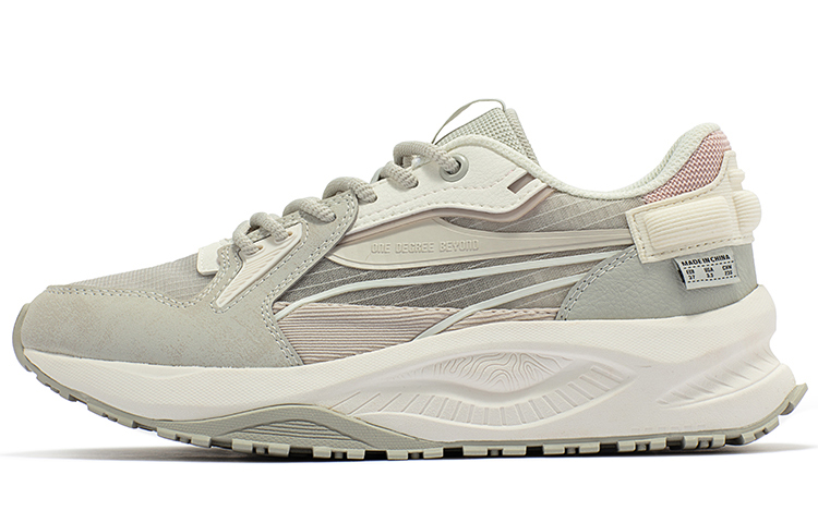 361° Anti-Slip Wear-Resistant Low-Top Sports Casual Shoes Women's Gray