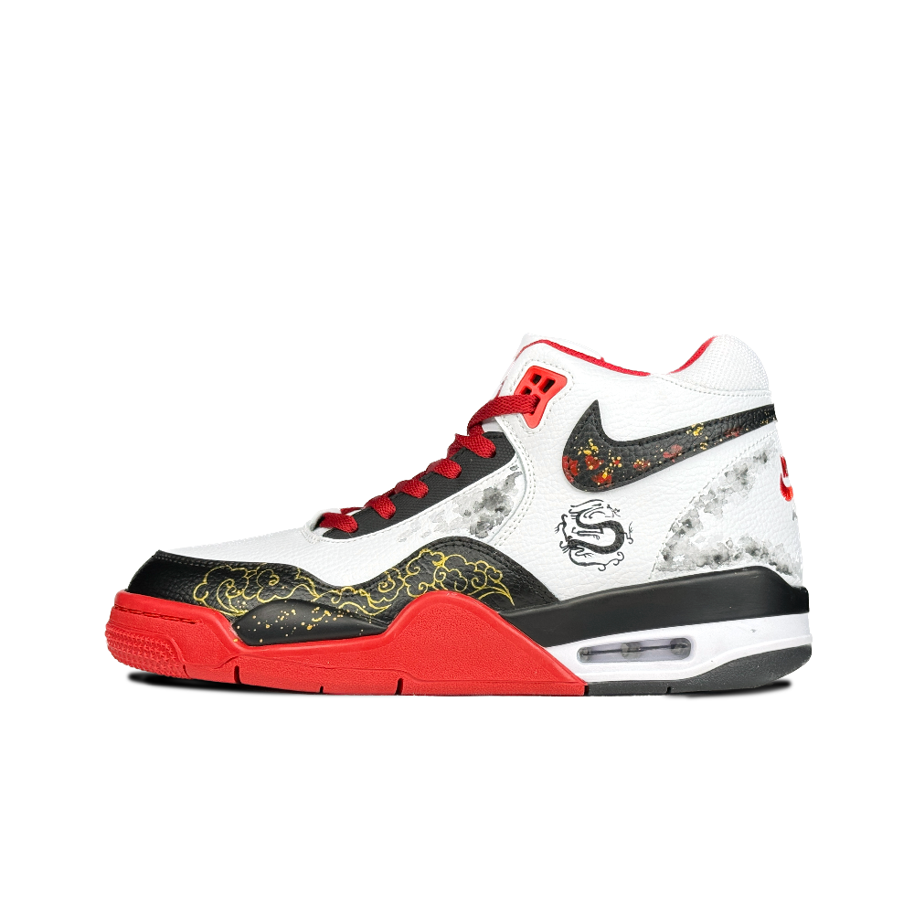 Nike Flight Legacy Basketball Shoes Unisex Mid-Top White