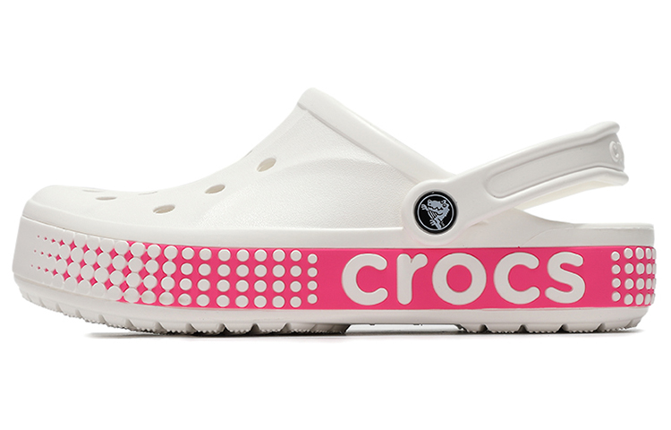 Crocs Classic Clog Breathable Non Slip Shoe Pink White