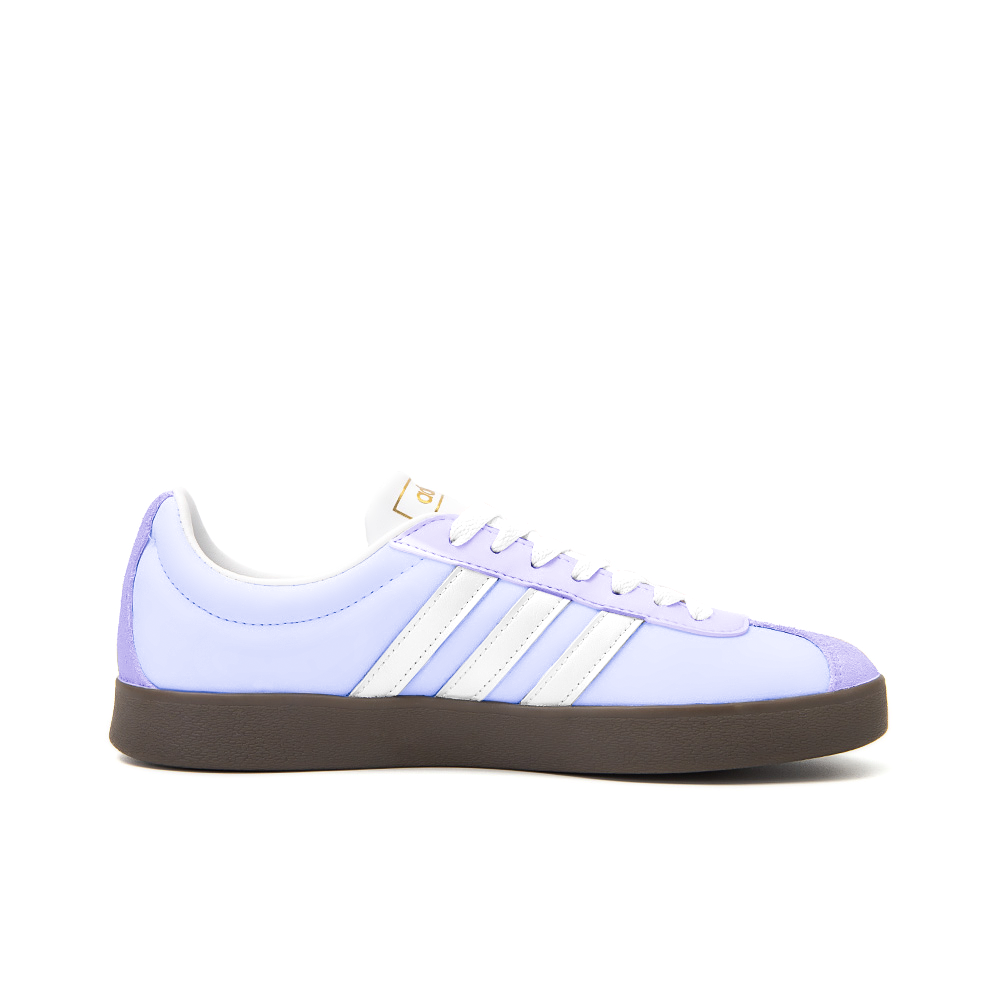Adidas Neo VL Court 2.0 Abrasion Resistant Low Top Skateboard Shoes Unisex Purple White