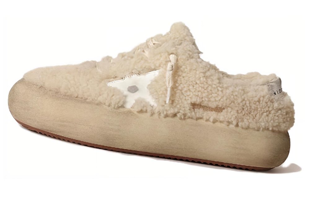 Golden Goose Women's Space Star 'Beige Shearling'