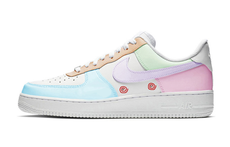 Nike Air Force 1 Air Force 1 Low Top Skateboard Shoes Women's Multicolor