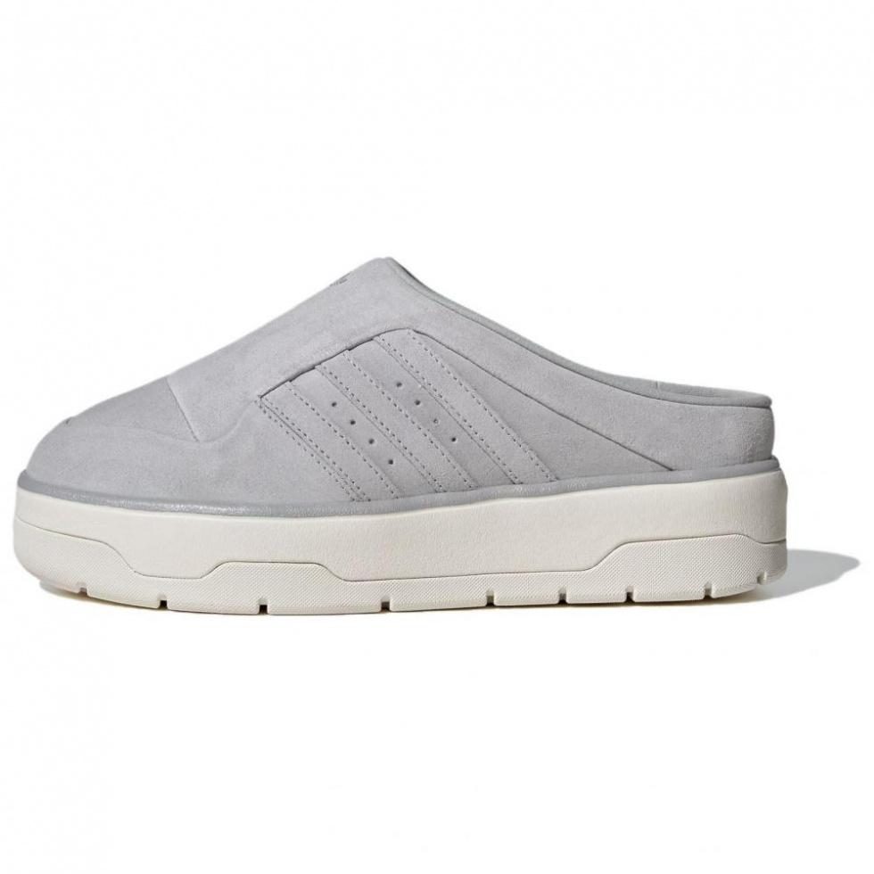 Adidas Originals Rivalry Wrap-toe Slippers Unisex Gray