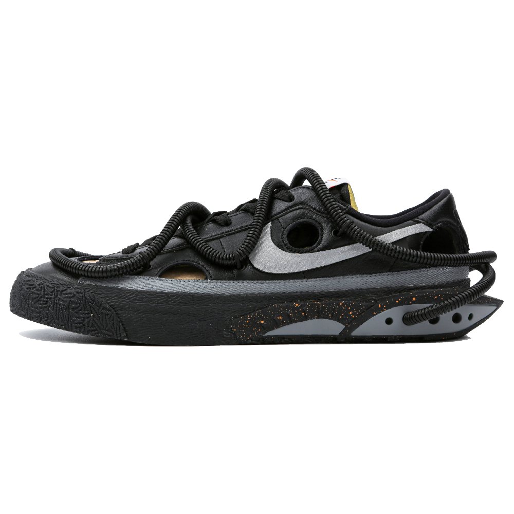 OFF WHITE x Nike Blazer Low 77 Skateboard Shoes Unisex Black