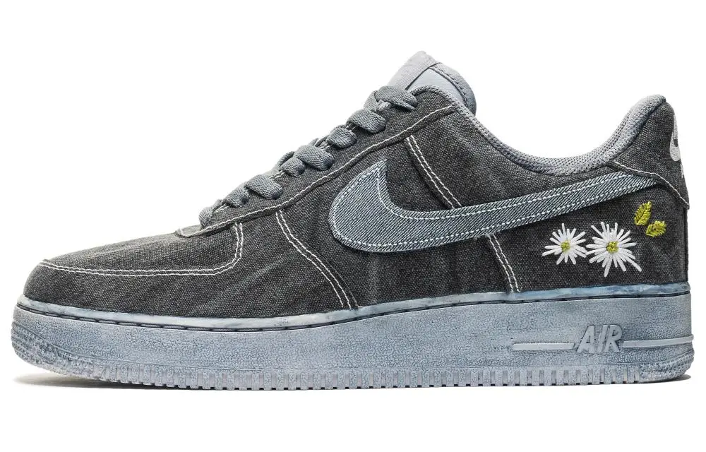Nike Air Force 1 Low top Skateboard Shoes Men's White Gray