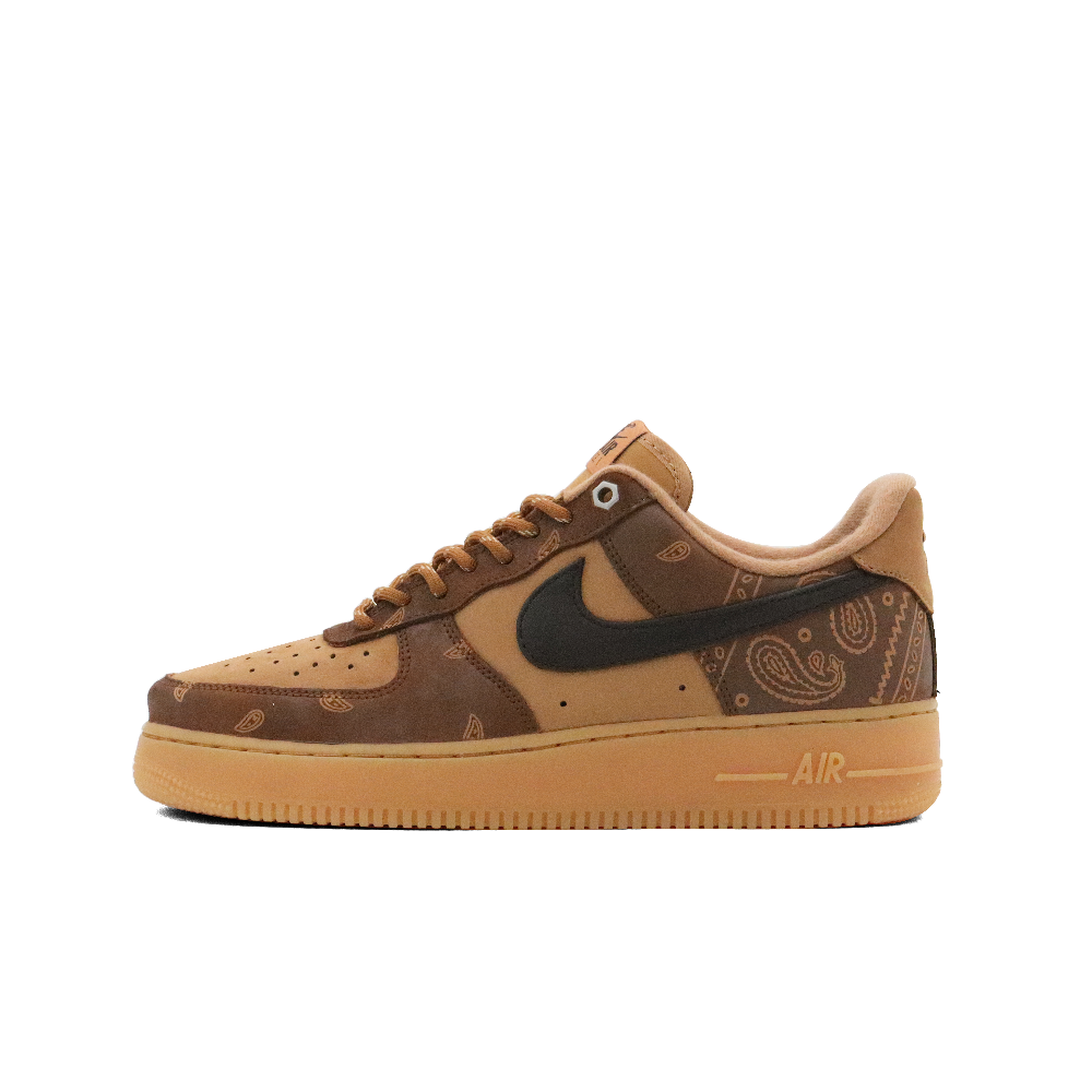 Nike Air Force 1 Low-Top Skateboard Shoes Unisex Brown