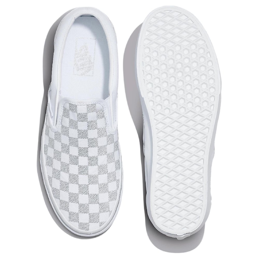 Slip On Classic Vans 'Metallic True White'