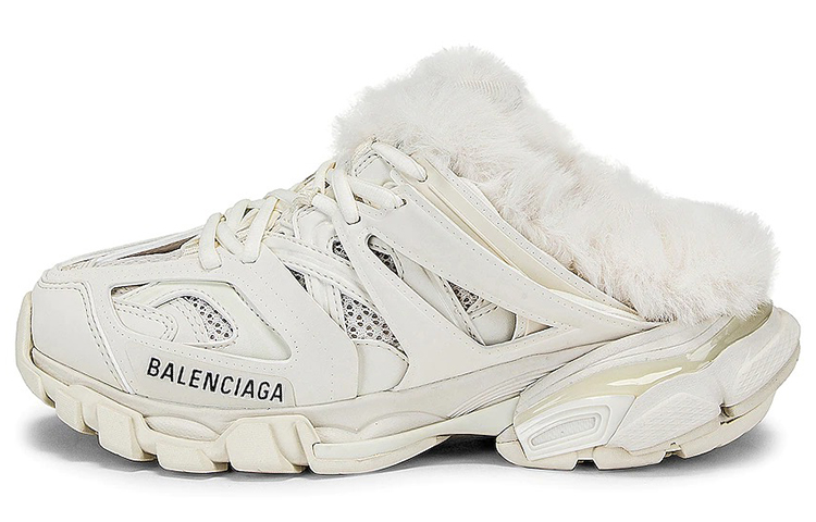 Balenciaga Track Mule Beige Women's