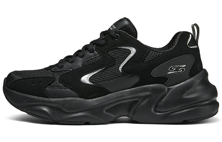 Skechers BOBS BAMINA 2 Cushioning Anti-Slip And Wear-Resistant Breathable Rebound Low-Top Casual Shoes Men's Black