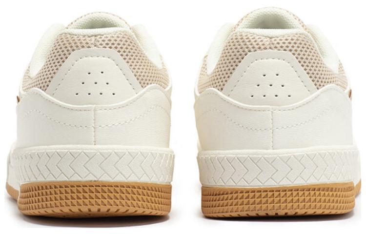 361° Slip-Resistant Cushioning Low-Top Skateboard Shoes Women's White Brown купить в интернет-магазине Yoocart с быстрой доставкой по России.