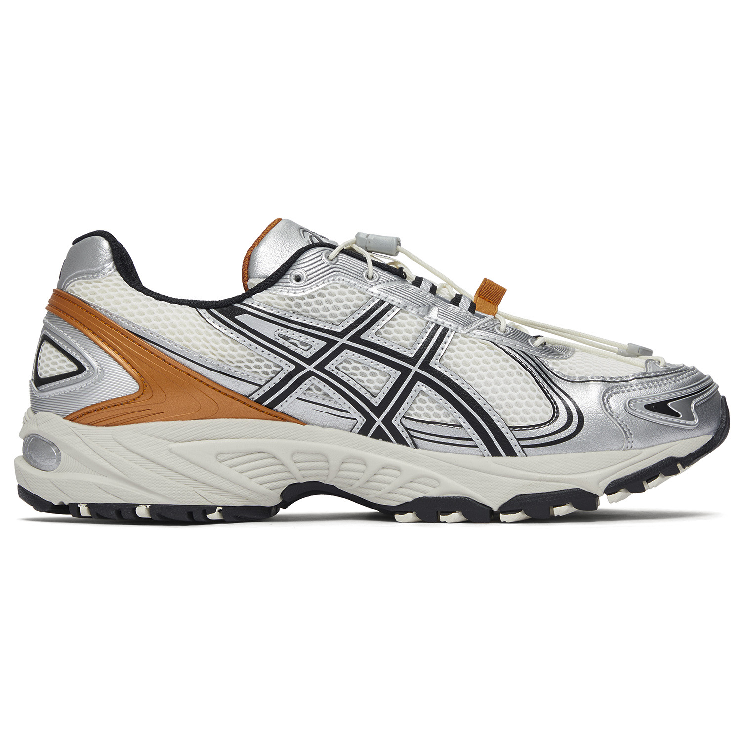 ASICS Gel Kahana TR V4 Cushioning, Wear Resistant Low top Casual Shoes Unisex White Silver Orange купить в интернет-магазине Yoocart с быстрой доставкой по России.