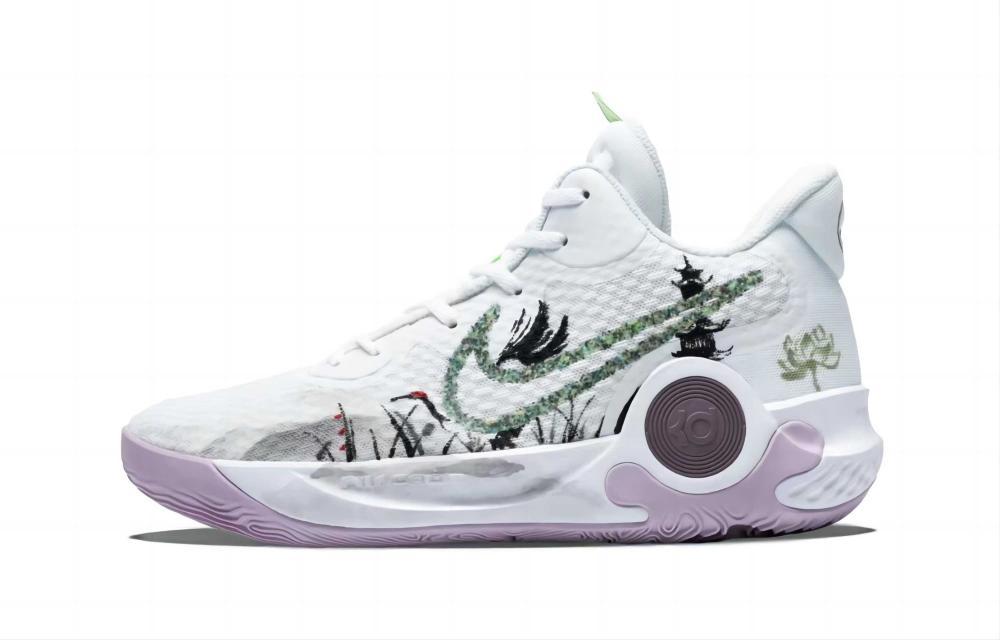 Nike Court Vision 1 Wear-Resistant Mid-Top Vintage Basketball Shoes Unisex White