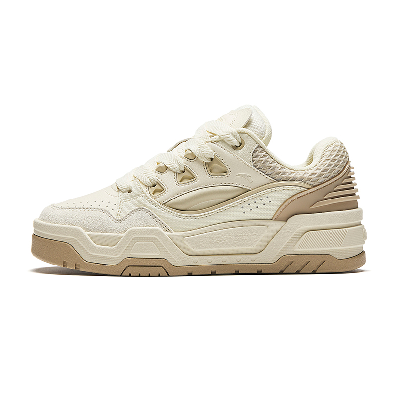 Anta Micro Sugar 2 Anti-Slip Wear-Resistant Low-Top Skateboard Shoes Women's Beige