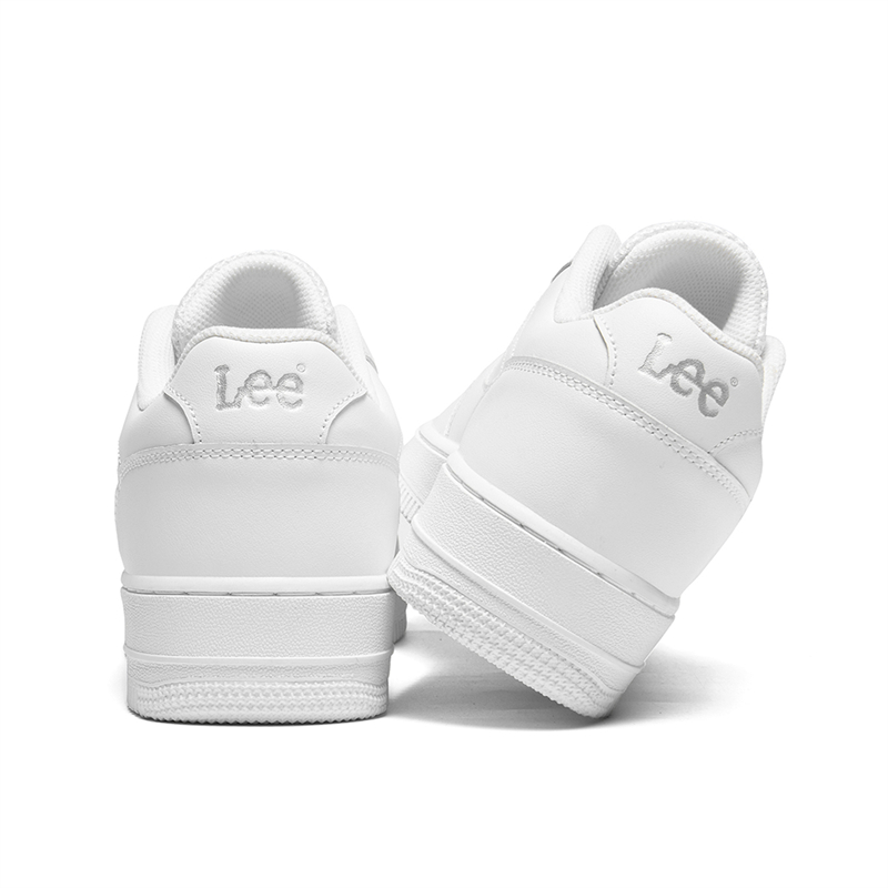 Lee White Sneakers, Business Casual Breathable Height Increase Skateboard Shoes Unisex