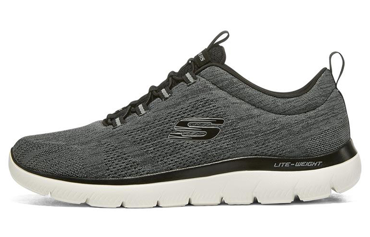 Skechers Summits Collection Running Shoes Men Low Top Black/White