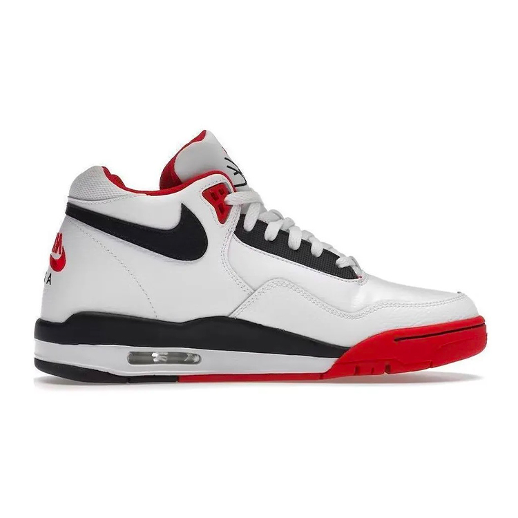 Nike Flight Legacy Cushioning Anti-Slip And Wear-Resistant High-Top Vintage Basketball Shoes Unisex Red White купить в интернет-магазине Yoocart с быстрой доставкой по России.