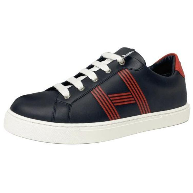 HERMES Low Top Skateboard Shoes Men's Black