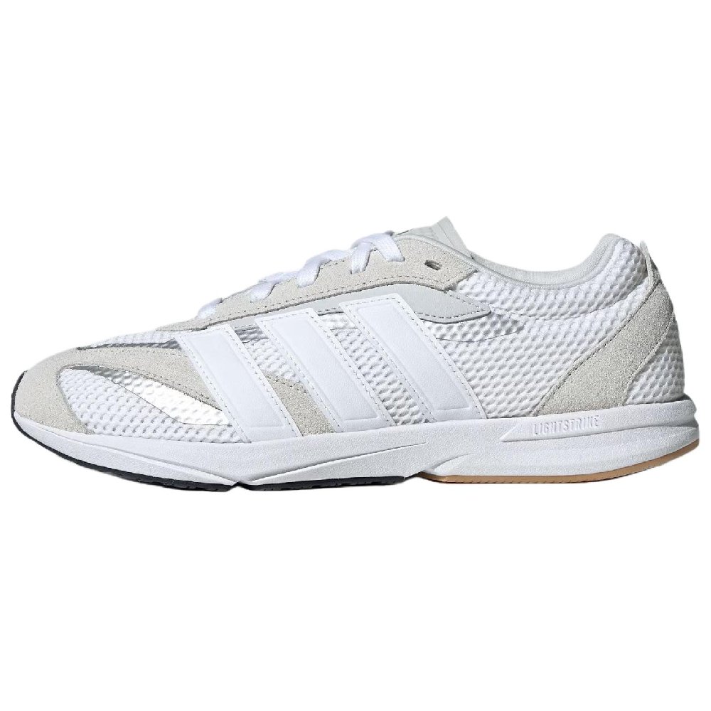 Adidas LIGHTBLAZE Abrasion Resistant Low Top Casual Running Shoes Women's Gray White