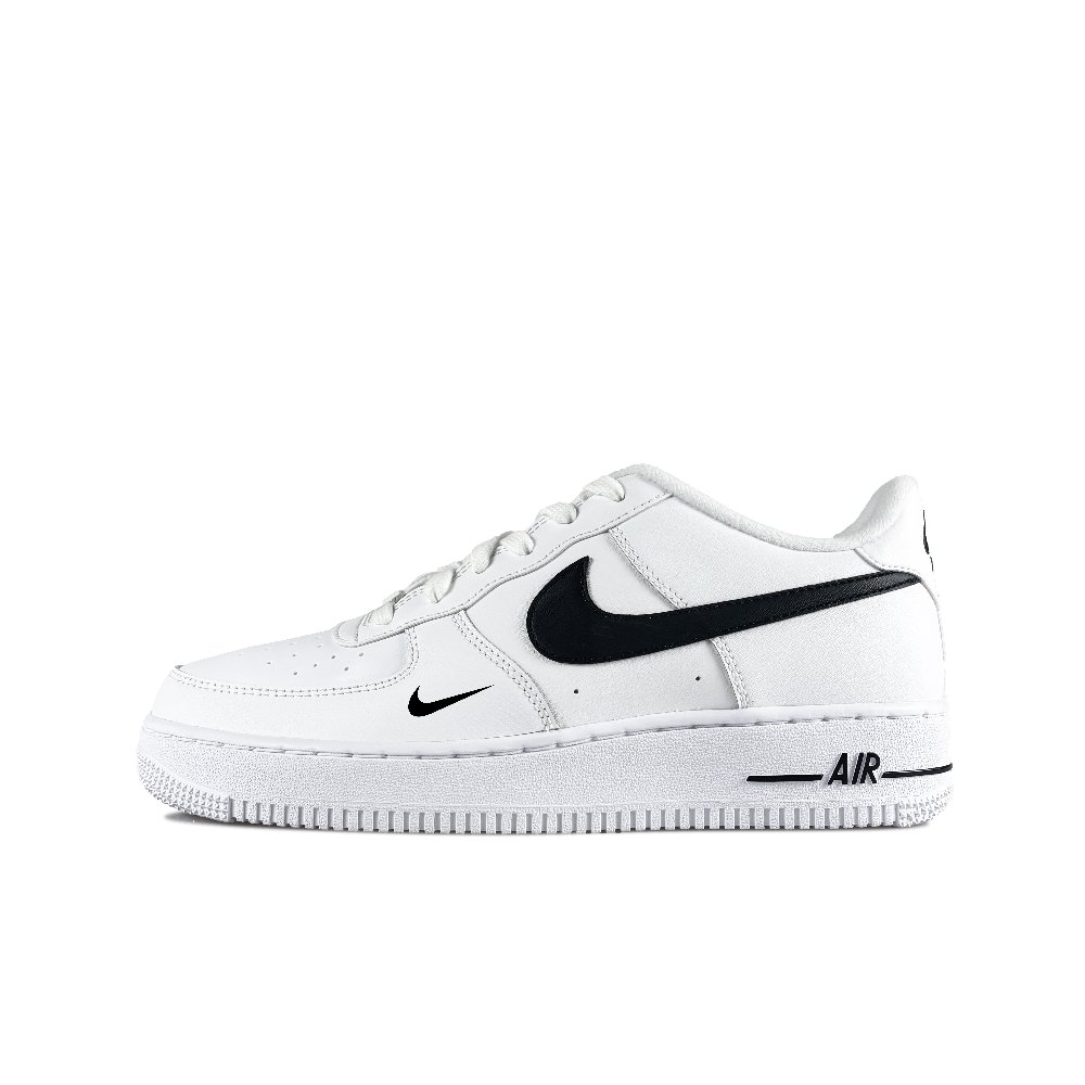 Nike Air Force 1 Anti Slip Wear Resistant Low Top Skateboard Shoes Unisex Black White