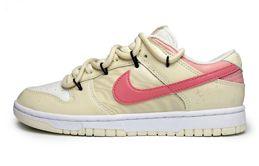 Nike Dunk Cheeseberry Low-Top Skateboard Shoes Women's Yellow Red
