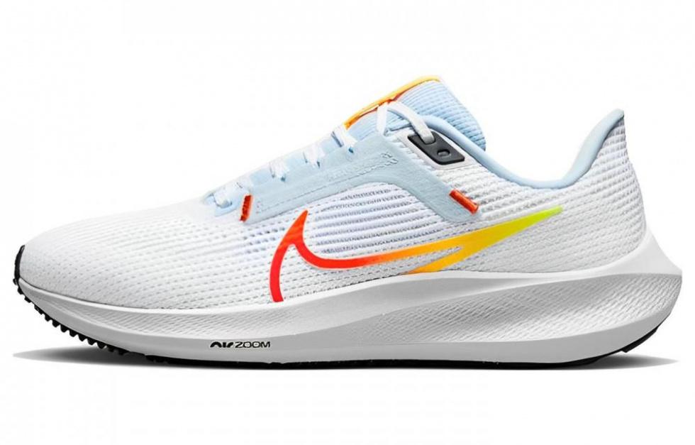 Nike Pegasus 40 Laser Orange Picante Red Blue Tint Women's