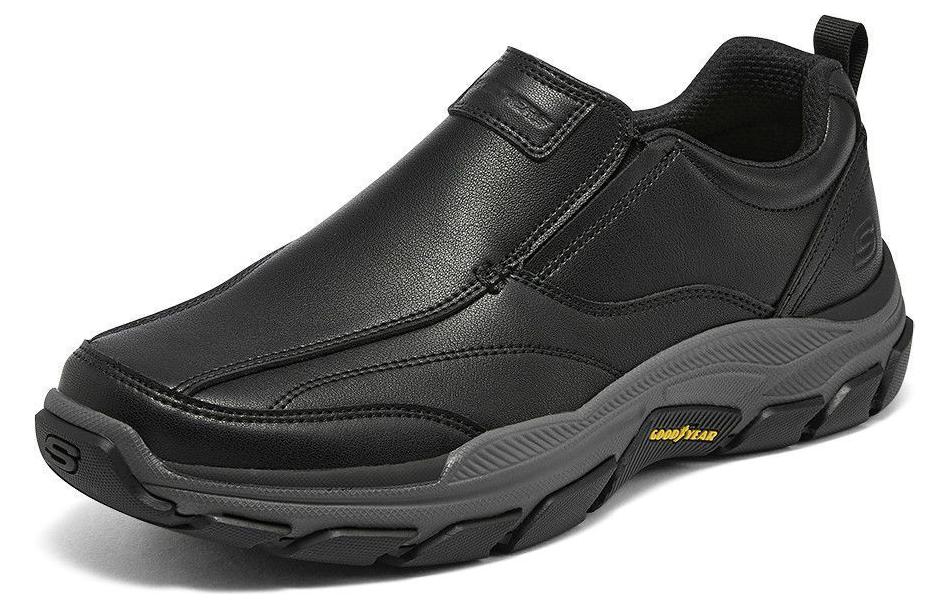 Skechers Respected Shock Absorbers Slip Resistant, Abrasion Resistant, Breathable Low Top Casual Shoes Men's Black