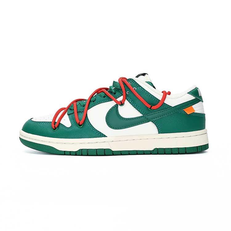 Nike Dunk Skateboard Shoes Men Low-Top White/Green