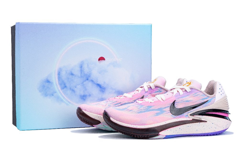 Nike Air Zoom G.T. Cut 2 EP Cushioned Slip-Resistant Low-Top Basketball Shoes Unisex Pink