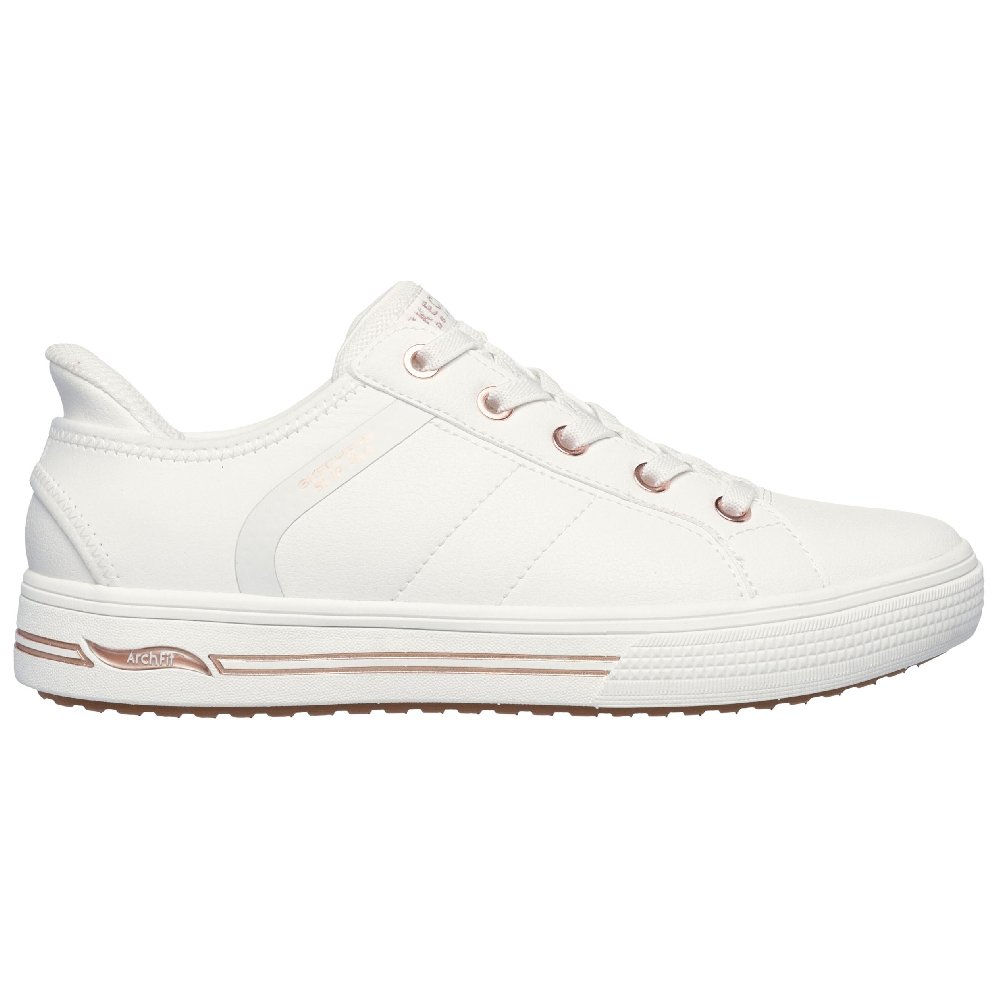 Skechers Slip Ins Low Top Casual Shoes Women's White