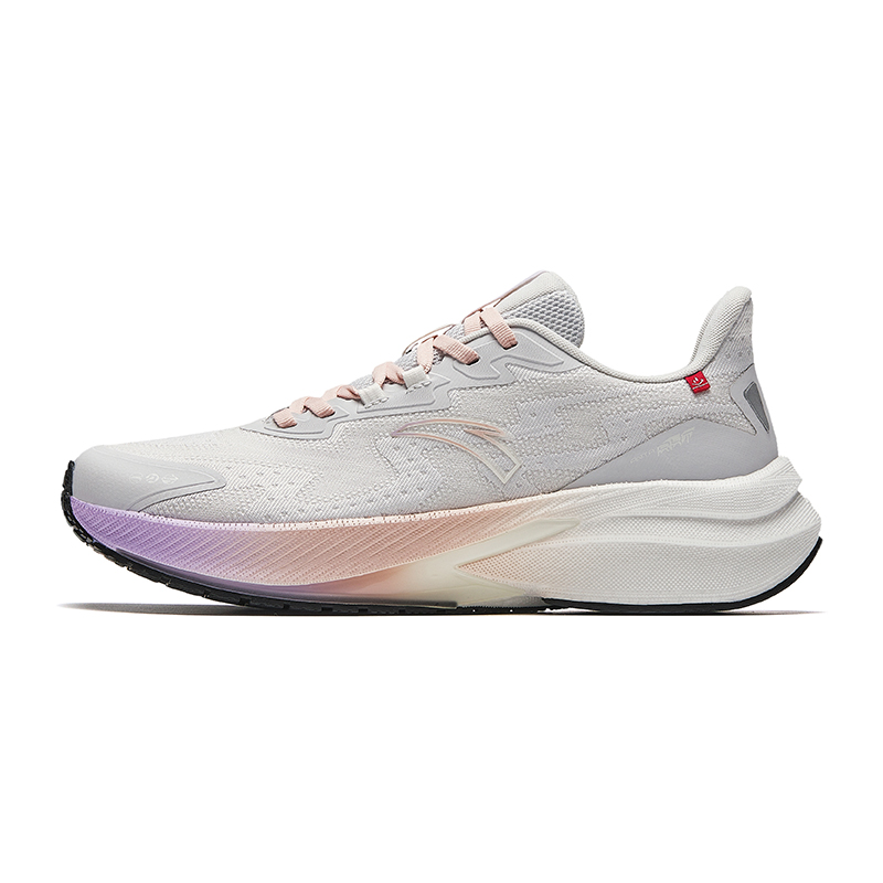 Anta Cushioning Rebound Wear-Resistant Slip-Resistant Low-Top Nitrogen Technology Training Running Shoes Women's Gray