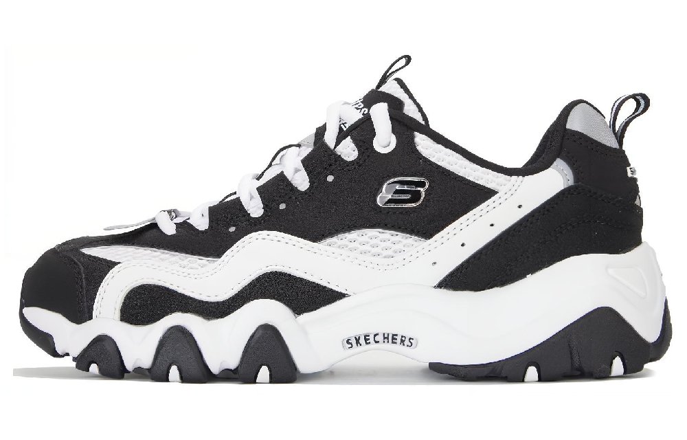 Skechers Sport D'Lites 2.0 Shoes 'Black White' Women's