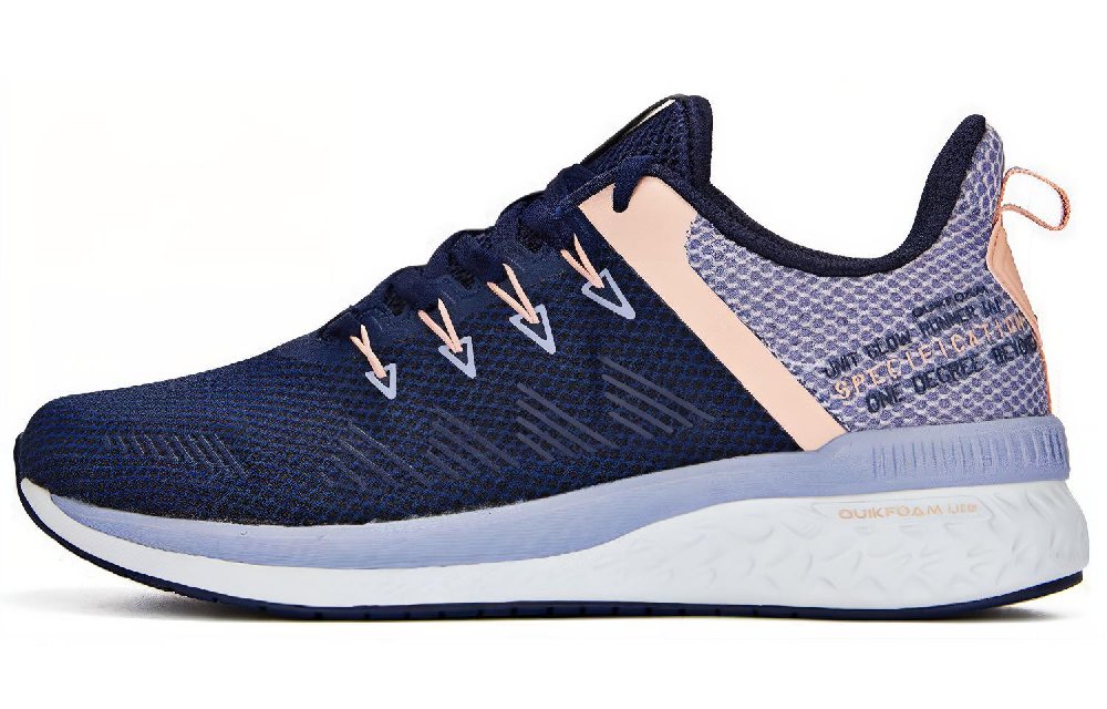 361° QU!KFOAM Cushioning, Slip Resistant, Lightweight Low Top Running Shoes Women's Blue Gray
