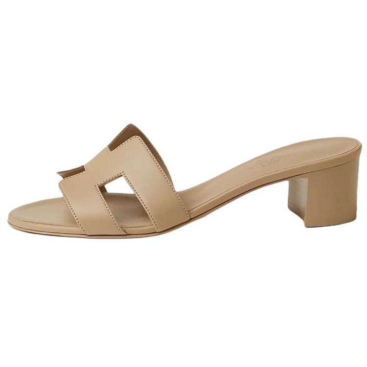 HERMES Oasis Abrasion Resistant Slide Slippers Women's Brown