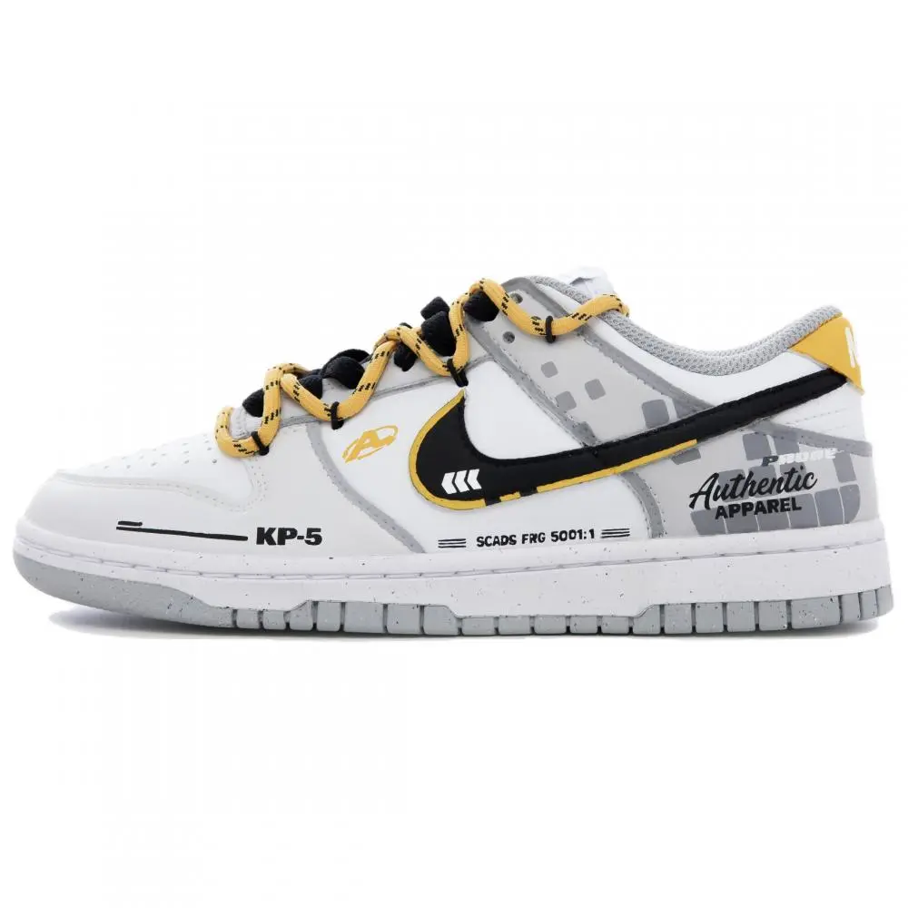Nike Dunk Low top Skateboard Shoes Unisex Bright Yellow